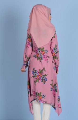 Decorated Tunic 2089-02 Pink 2089-02
