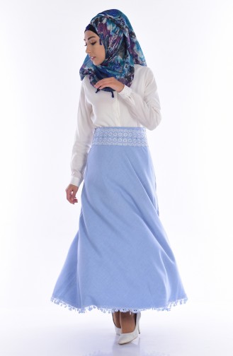 Baby Blue Skirt 1336-04