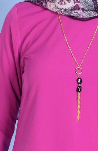Necklace Tunic 1027-22 Light Purple 1027-22