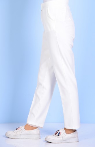 Pocket Trousers 1001-04 White 1001-04