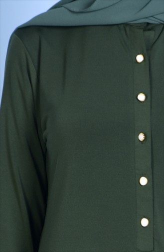 Buttoned Tunic 2522-01 Khaki 2522-01