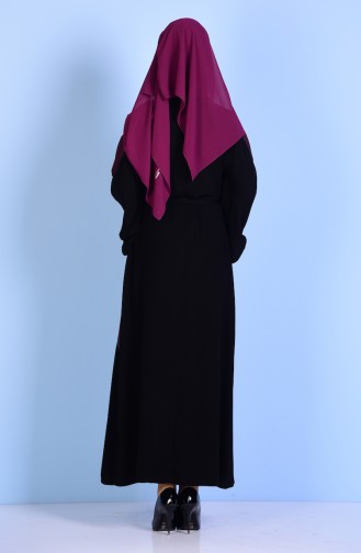 Ensemble Deux Pieces Robe Cape 7735-02 Plum Foncé 7735-02