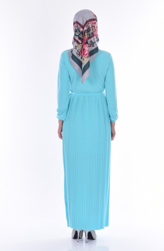 Minzengrün Hijab Kleider 4618-05