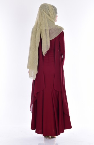 Habillé Hijab Bordeaux 7004-03