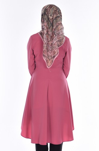 Lace Detailed Tunic 2055-09 Dry Rose 2055-09