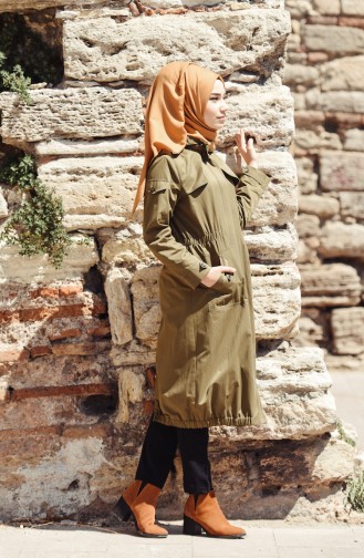 Khaki Raincoat 7008-03