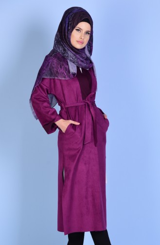 Cape Suede a Ceinture 4427-01 Plum 4427-01