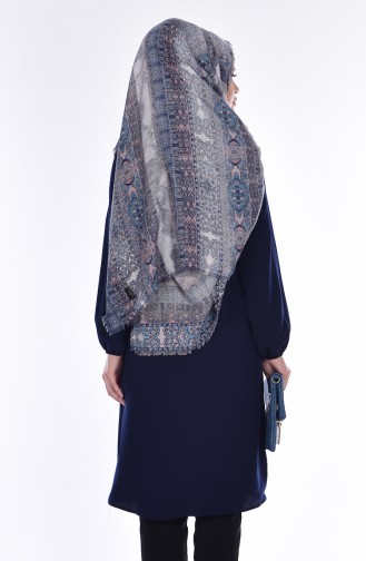 Navy Blue Tuniek 0107-01