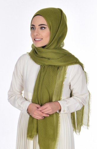 Light Khaki Green Sjaal 13