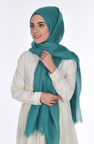 Combet Cotton Looking Shawl 19031-16 Almond Green 16