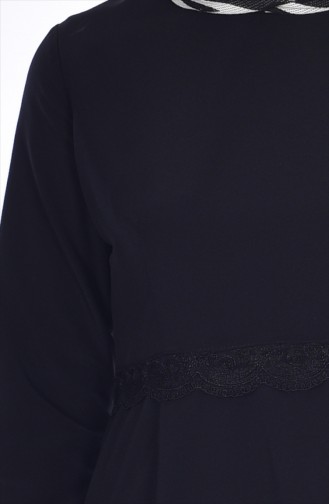 Lace Detailed Tunic 2055-01 Black 2055-01