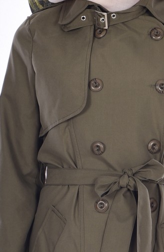 Buttoned Trenchcoat 4426-05 Khaki 4426-05