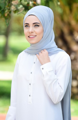 Sefamerve Akıllı Şifon Şal-70 Açık Mavi