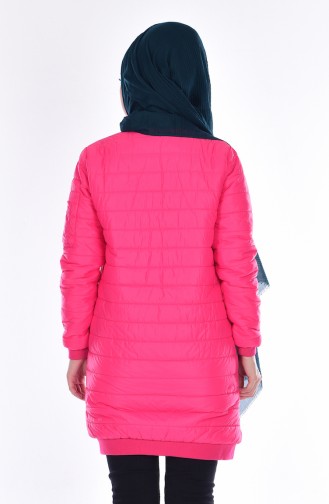 Decorated Coat 5005-02 Fuchsia 5005-02