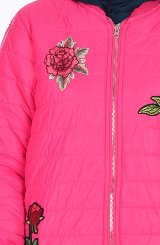 Manteau Bordée 5005-02 Fushia 5005-02