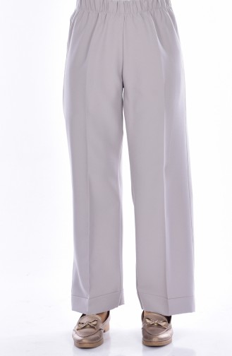 Elastic Flared Trousers 6601-12 Grey 6601-12