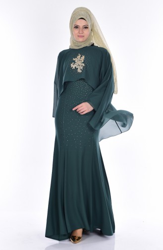 Emerald İslamitische Avondjurk 7007-04