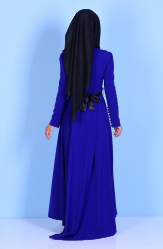 Saxon blue İslamitische Jurk 3164-08