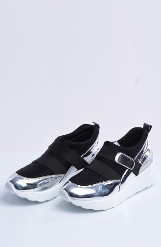 Strec Bayan Spor Ayakkabı 50052-01 Gümüş