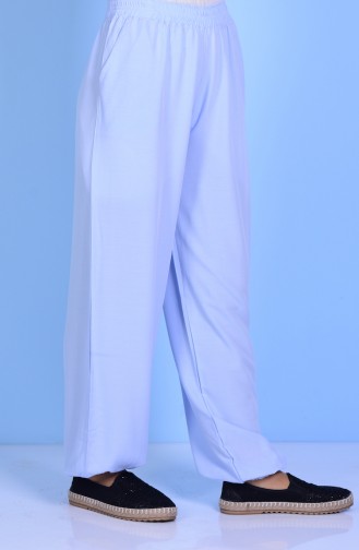 Elastic Cuff Trousers 24510-07 Baby Blue 24510-07