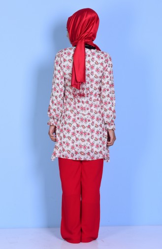 Tunic and Trousers Double Suit 5082-06 Red 5082-06