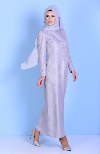 Robe Hijab Gris 2772-17