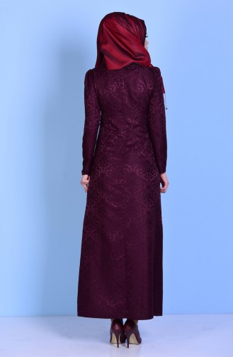 Robe Hijab Plum 2772-20