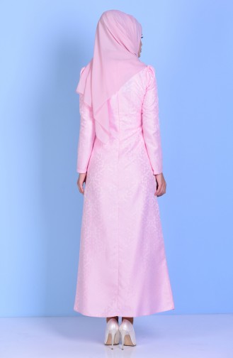 Rosa Hijab Kleider 2772-18