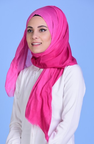 Degradeli Pamuk Şal 50289-20 Pembe