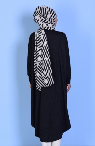 Uzun Salaş Tunik 17511-01 Siyah