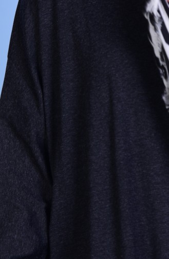 Uzun Salaş Tunik 17511-01 Siyah