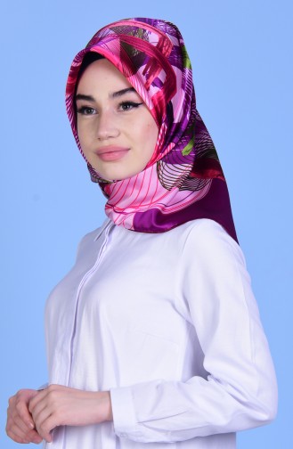Sarar Sura Kopftuch aus Seiden 1037-09 Lila Pink 09