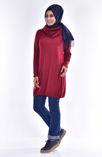 Knitwear Sweater 8001-05 Claret Red 8001-05