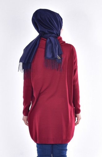Knitwear Sweater 8001-05 Claret Red 8001-05