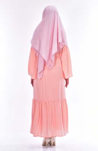 فستان بتصميم مُميز مع حزام خصر  1093-02