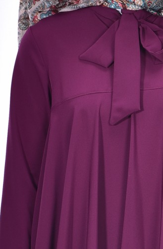 Long Bulge Blouse 4066-10 Purple 4066-10