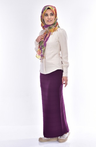 Knitwear Skirt 3144-03 Purple 3144-03