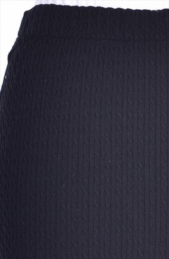 Braided Knitwear Skirt 3153-01 Black 3153-01