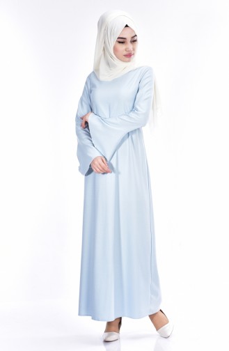 Blue Hijab Dress 1451-04