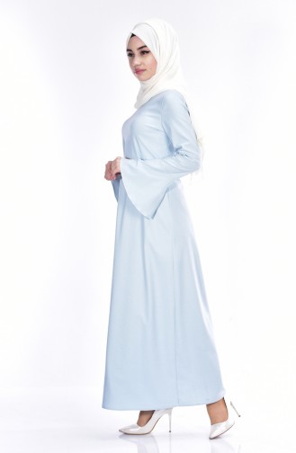 Blue Hijab Dress 1451-04