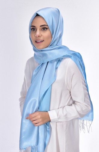 Karaca Silk Looking Shawl 90361-20 Light Blue 20