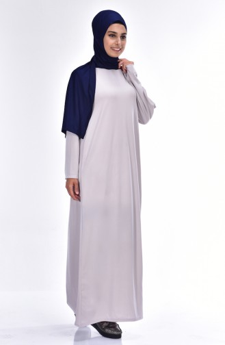 Dunkelblau Hijab Kleider 7593-04