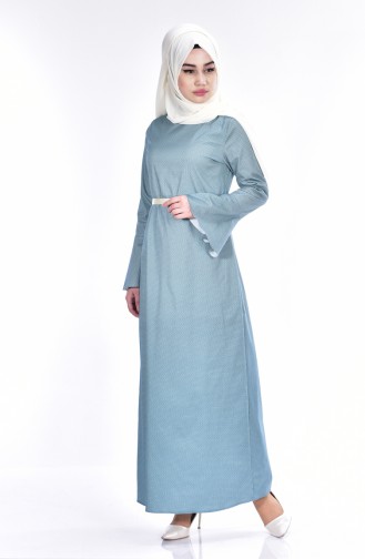 فستان أخضر حشيشي 1451-05