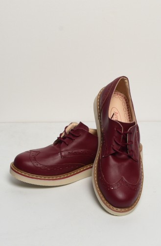 الأحذية الكاجوال أحمر كلاريت 50083-05