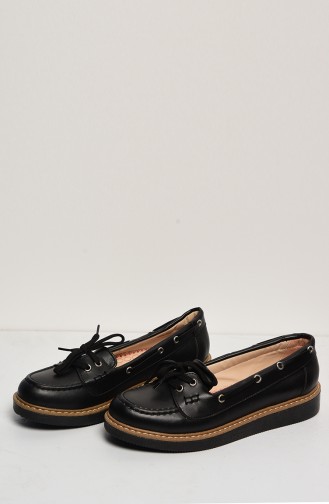 Schwarz Tägliche Schuhe 50085-01