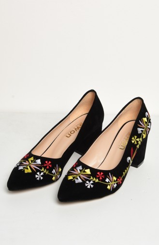 Black High-Heel Shoes 50060-01