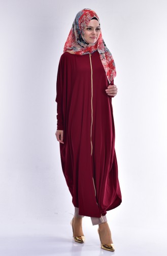 Abaya Fermeture a Glissiere 17471-08 Bordeaux 17471-08