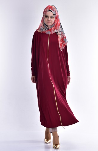 Claret Red Abaya 17471-08