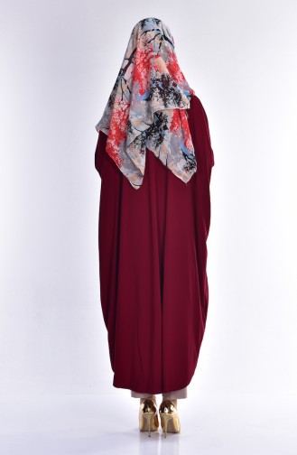 Claret Red Abaya 17471-08