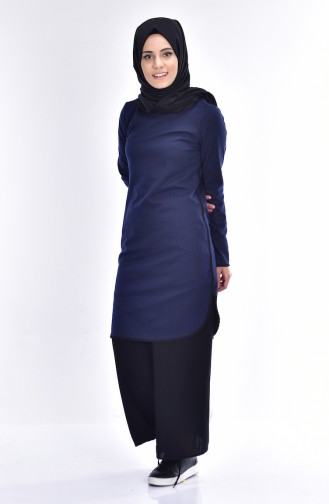 Decorated Tunik 4415A-01 Navy Blue 4415A-01